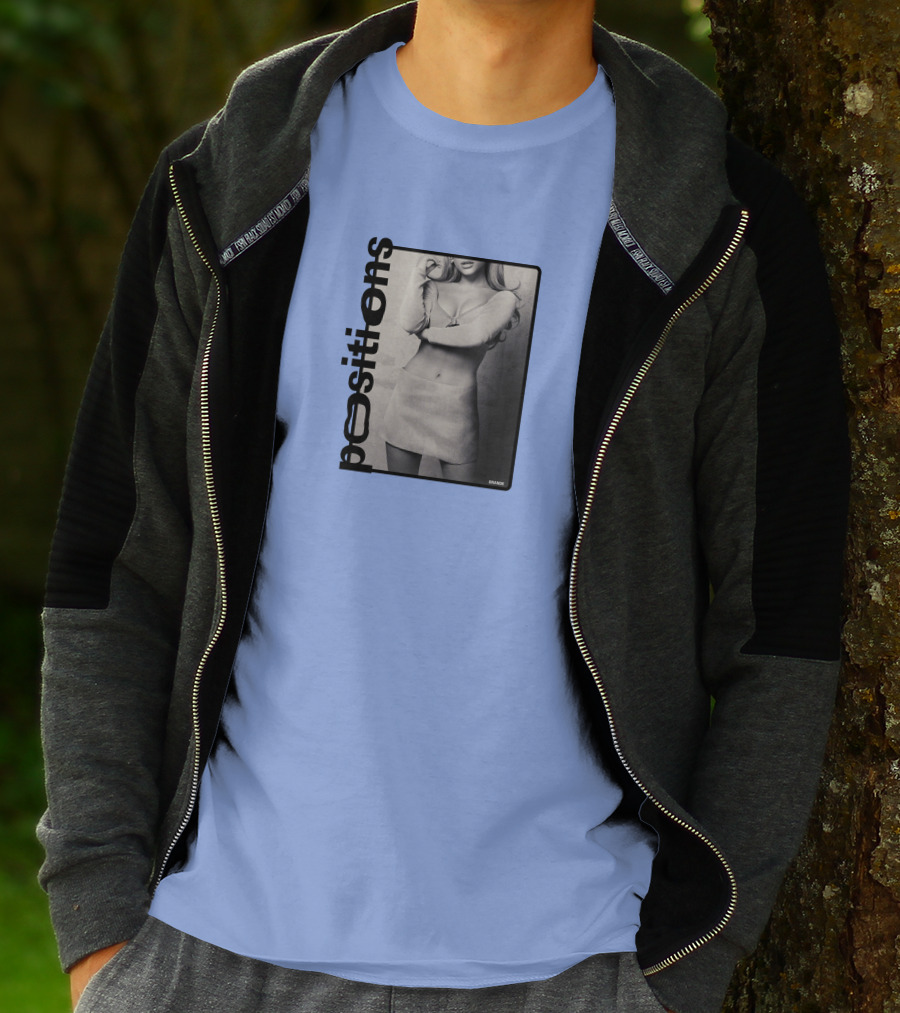 Positions Ariana Grande Black And White Photo Merch T-Shirt