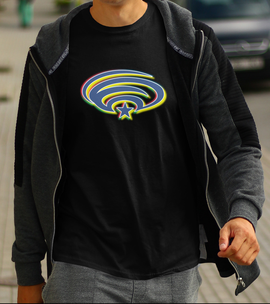 Wondercon Colorful Spiral Star T-Shirt
