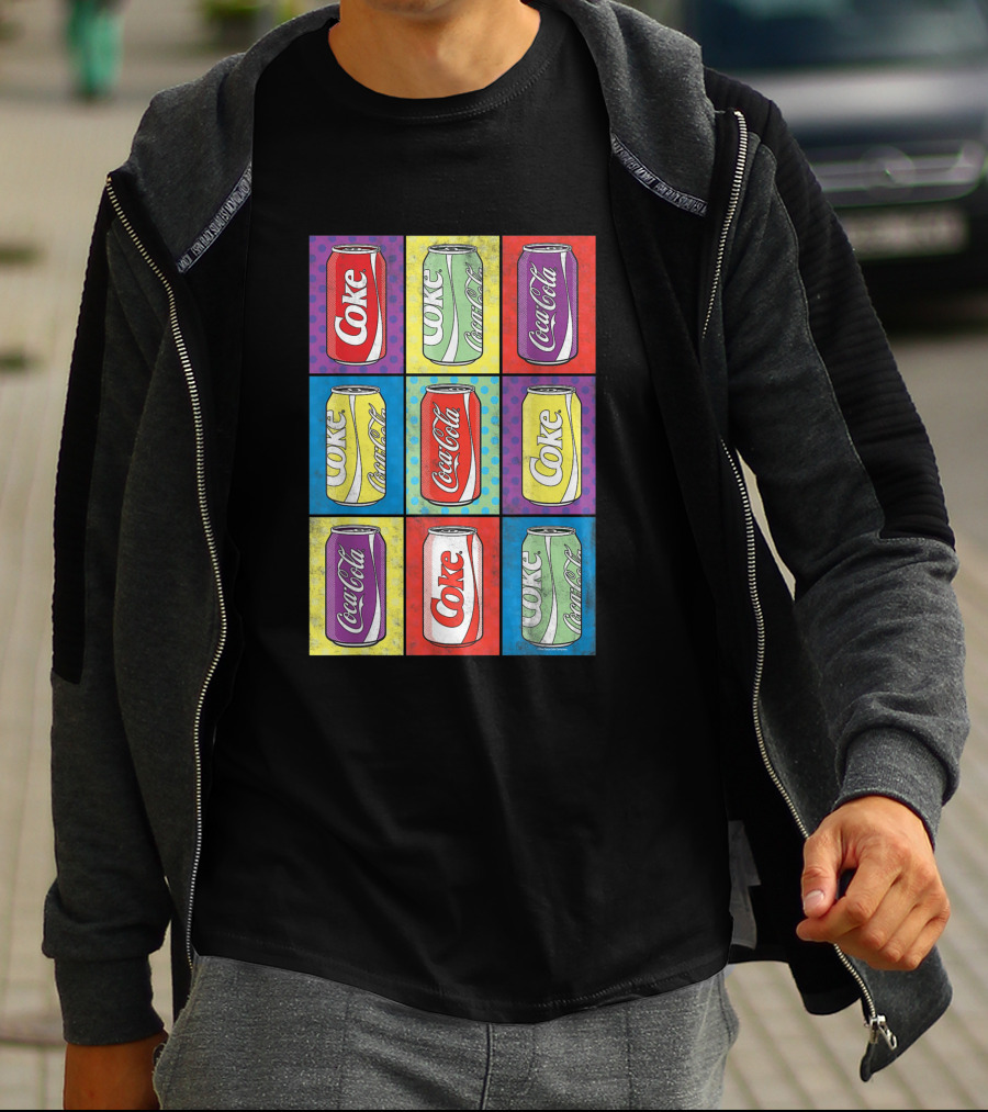Coke Coca Cola Cans Retro Pop T-Shirt