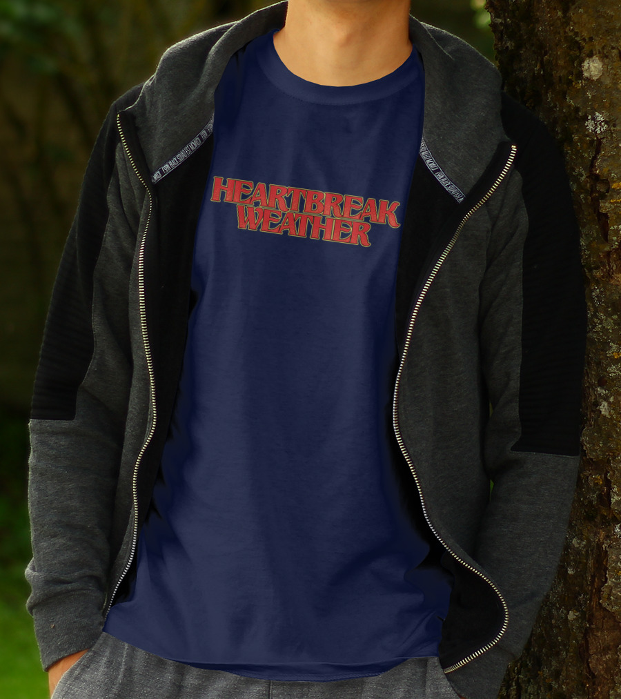 Heartbreak Weather Navy T-Shirt