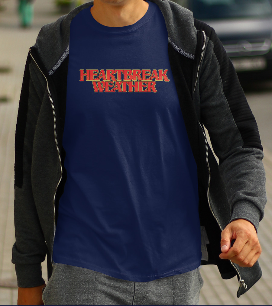 Heartbreak Weather Navy T-Shirt