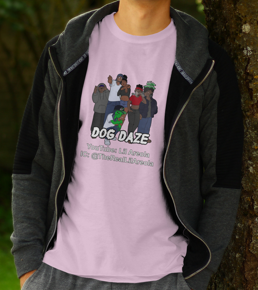 Dog Daze YouTube Lil Areola IC @TheRealLilAreola T-Shirt