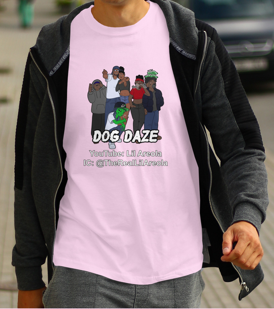 Dog Daze YouTube Lil Areola IC @TheRealLilAreola T-Shirt