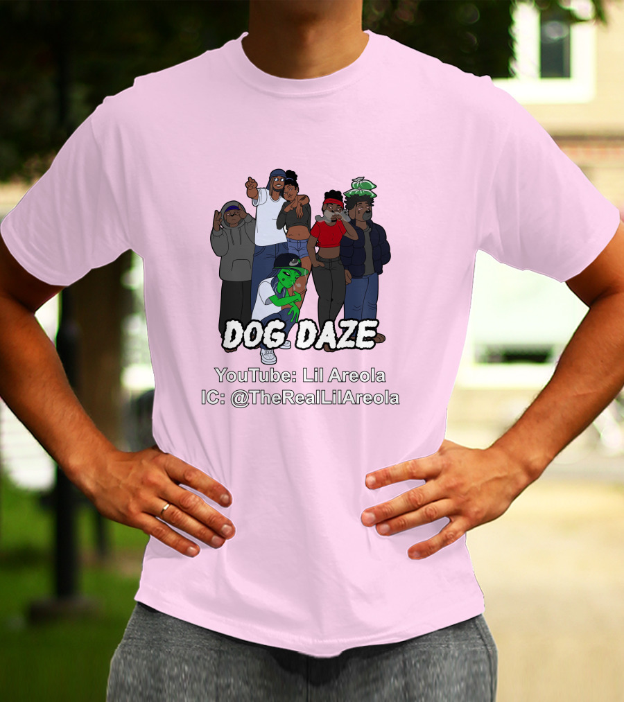 Dog Daze YouTube Lil Areola IC @TheRealLilAreola T-Shirt