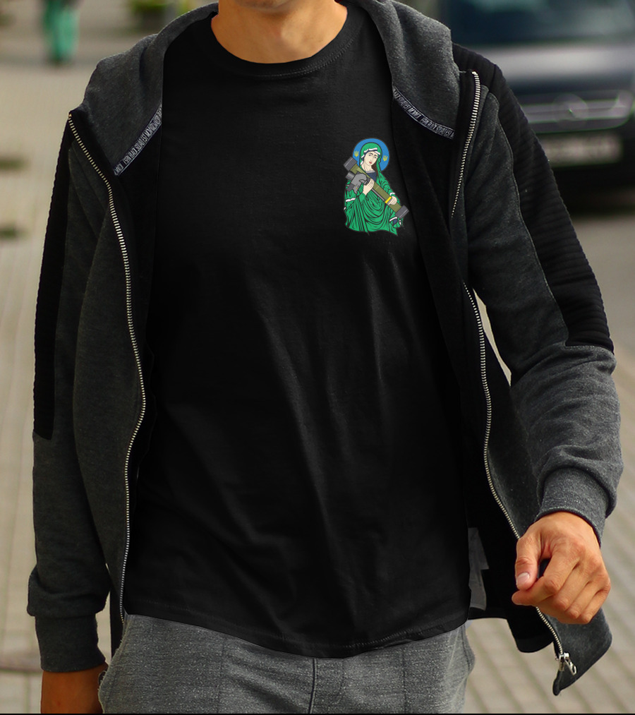 WillRuckforBeer Saint Javelin Rocket T-Shirt