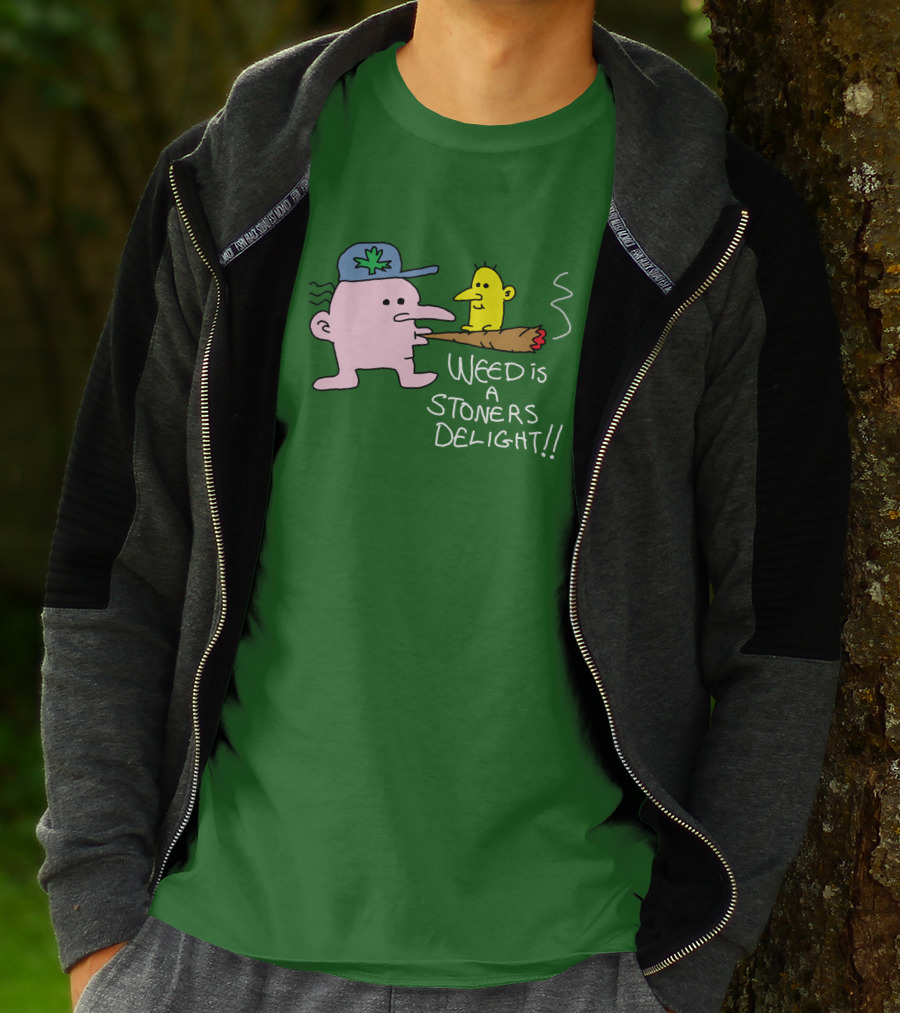 The Average Joey Weed Is A Stoners Delight Weed Is A Stoners Delight T-Shirt