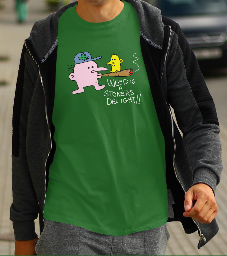 The Average Joey Weed Is A Stoners Delight Weed Is A Stoners Delight T-Shirt