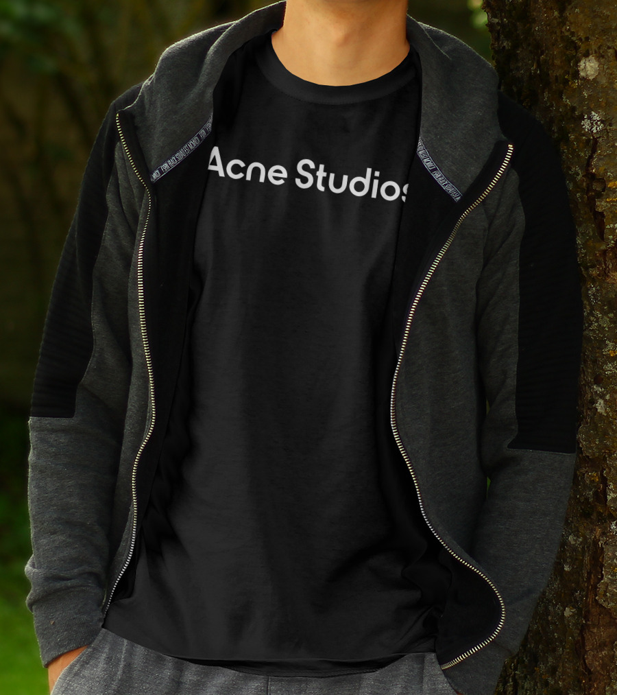 Acne Studios Reverse Logo Black T-Shirt