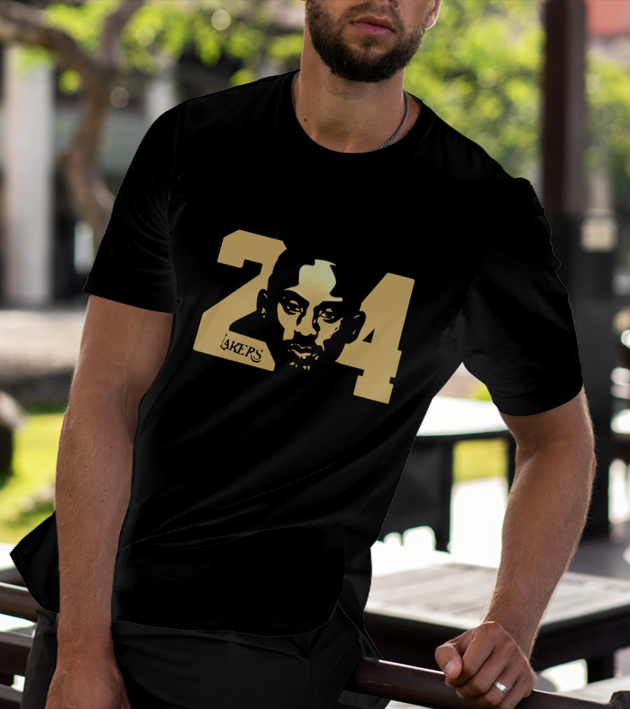 24 Lakers Iconic Gold T-Shirt