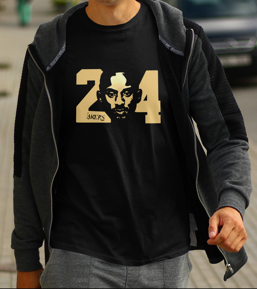 24 Lakers Iconic Gold T-Shirt
