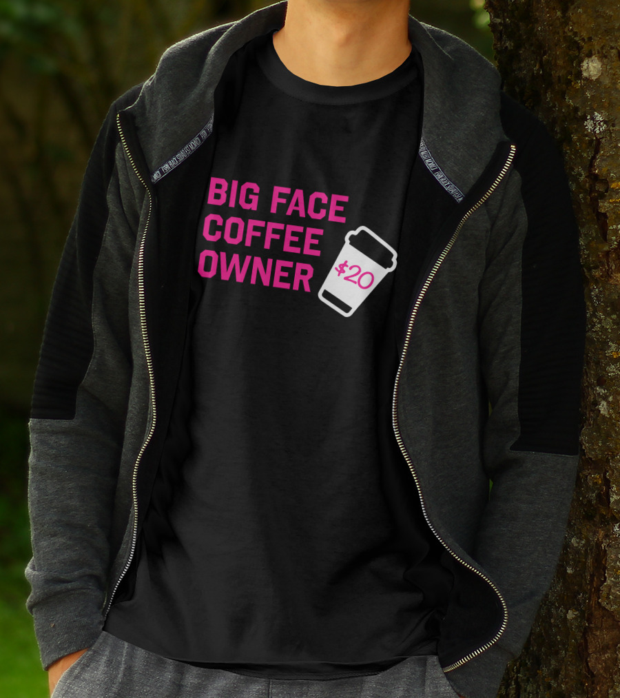 Big Face Coffee Owner $20 Miami Heat UK T-Shirt