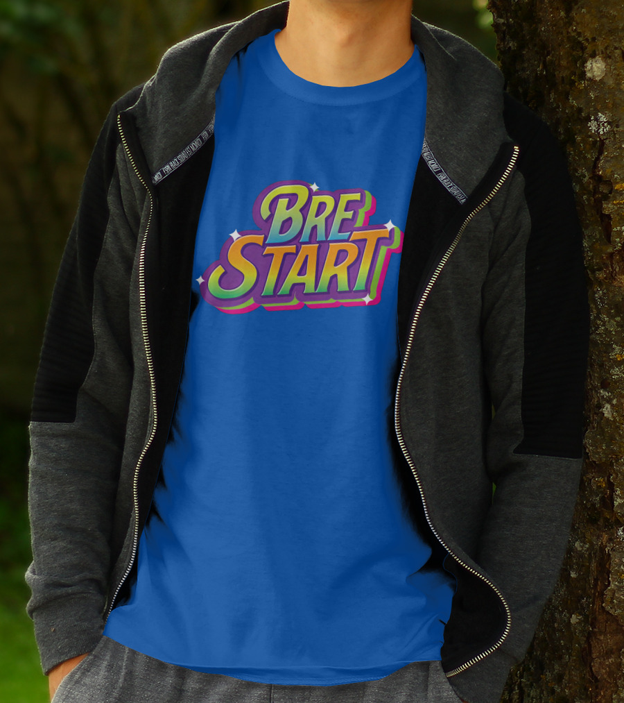Uuddshop Bre Start Bubble Retro Rainbow T-Shirt
