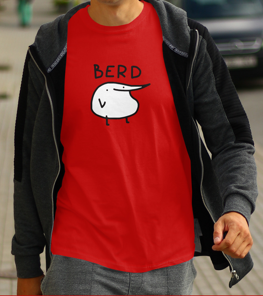 Berd Meme Cartoon Character T-Shirt