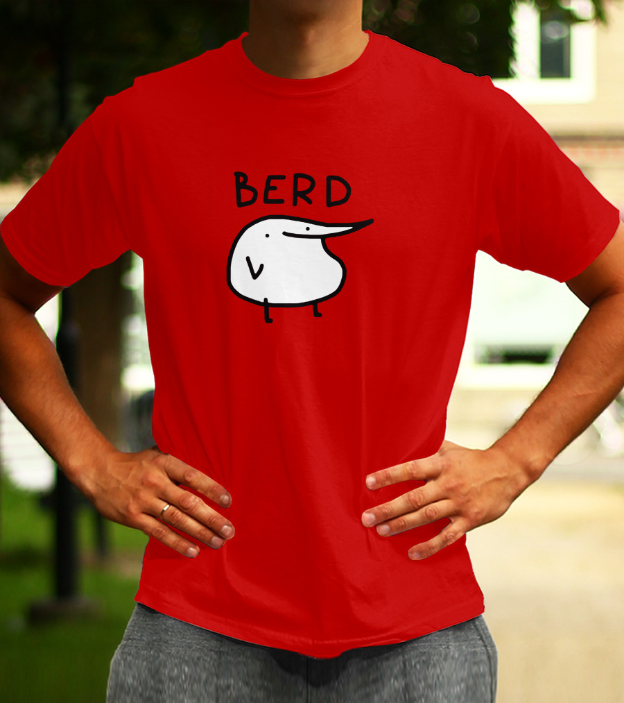 Berd Meme Cartoon Character T-Shirt