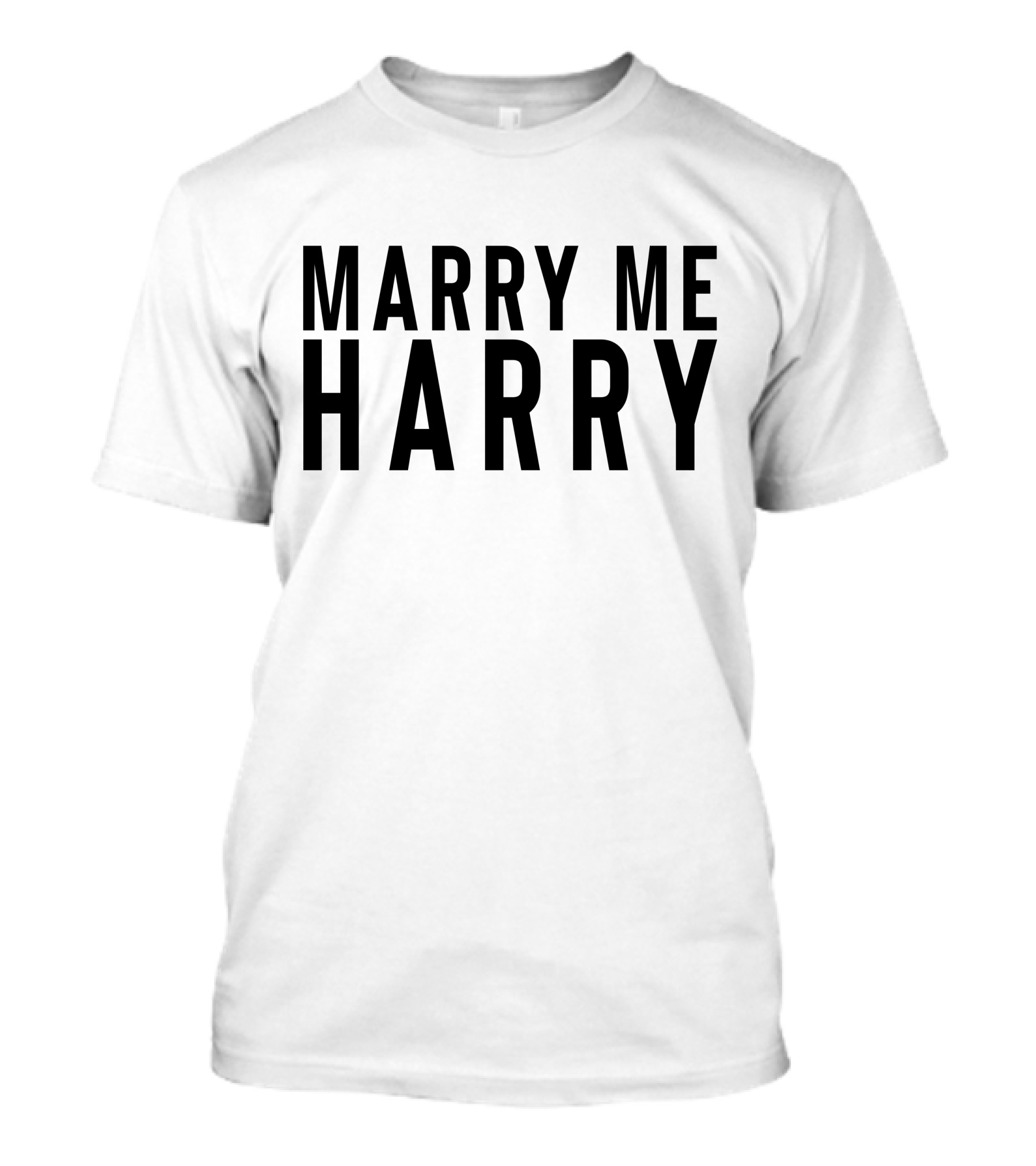 Marry Me Harry Fan Proposal T-Shirt