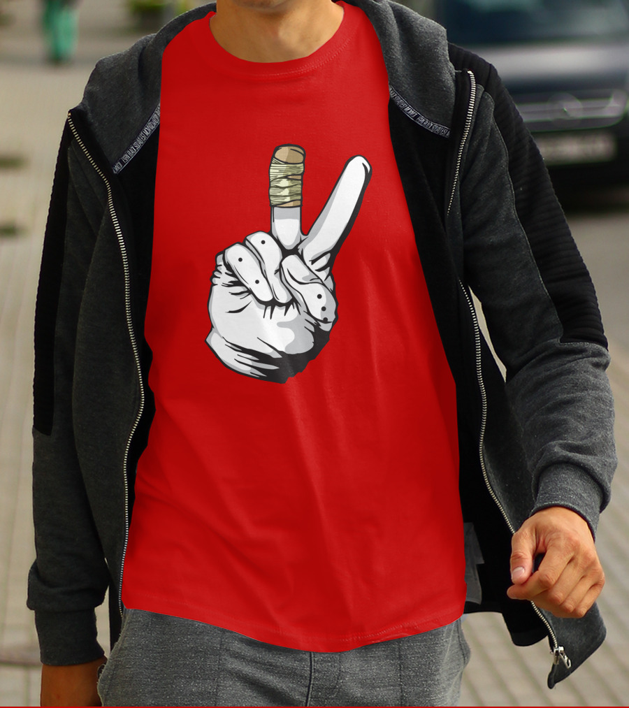 Loose Cannons Ant Man Deuces Victory Hand Samer Ali T-Shirt