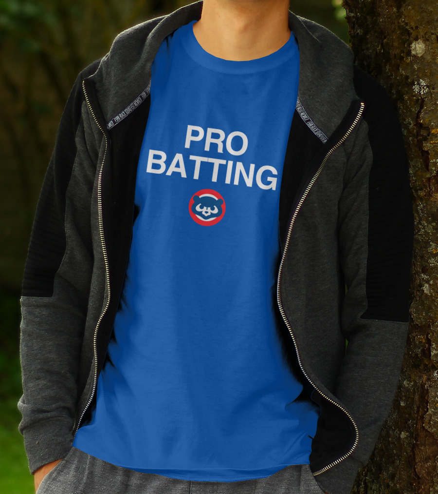 Pro Batting Matt Duffy Cubs Logo Obvious T-Shirt