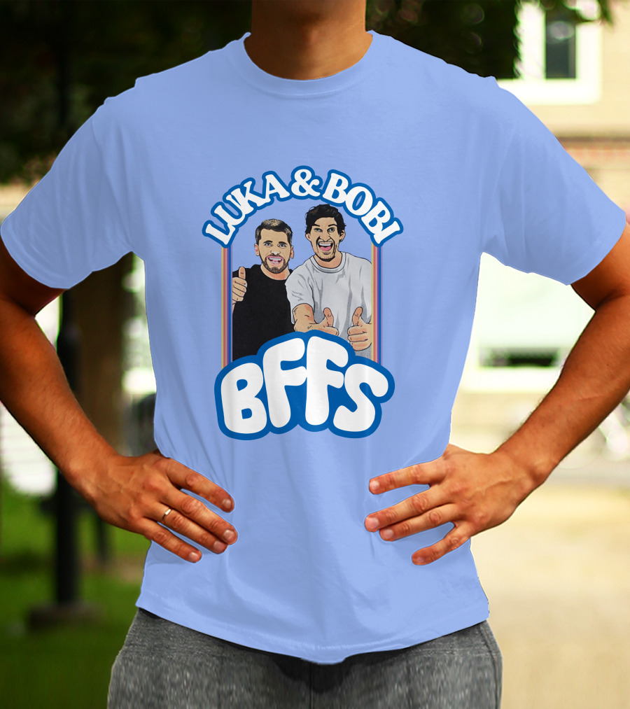 Luka And Bobi BFFs Thumbs Up Retro Style Duo T-Shirt