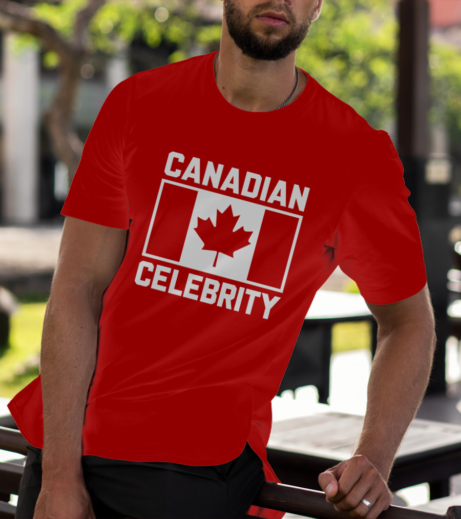 Canadian Celebrity Maple Leaf Flag Holy Elle T-Shirt