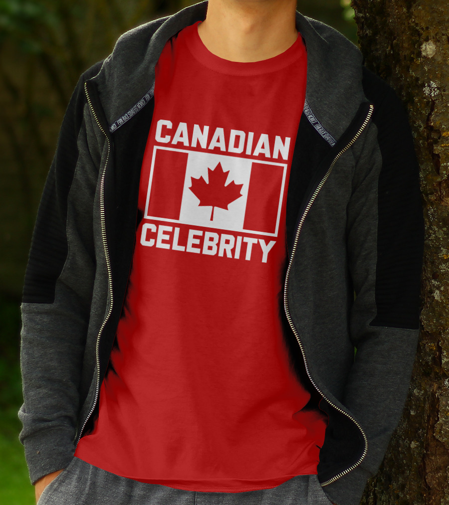 Canadian Celebrity Maple Leaf Flag Holy Elle T-Shirt