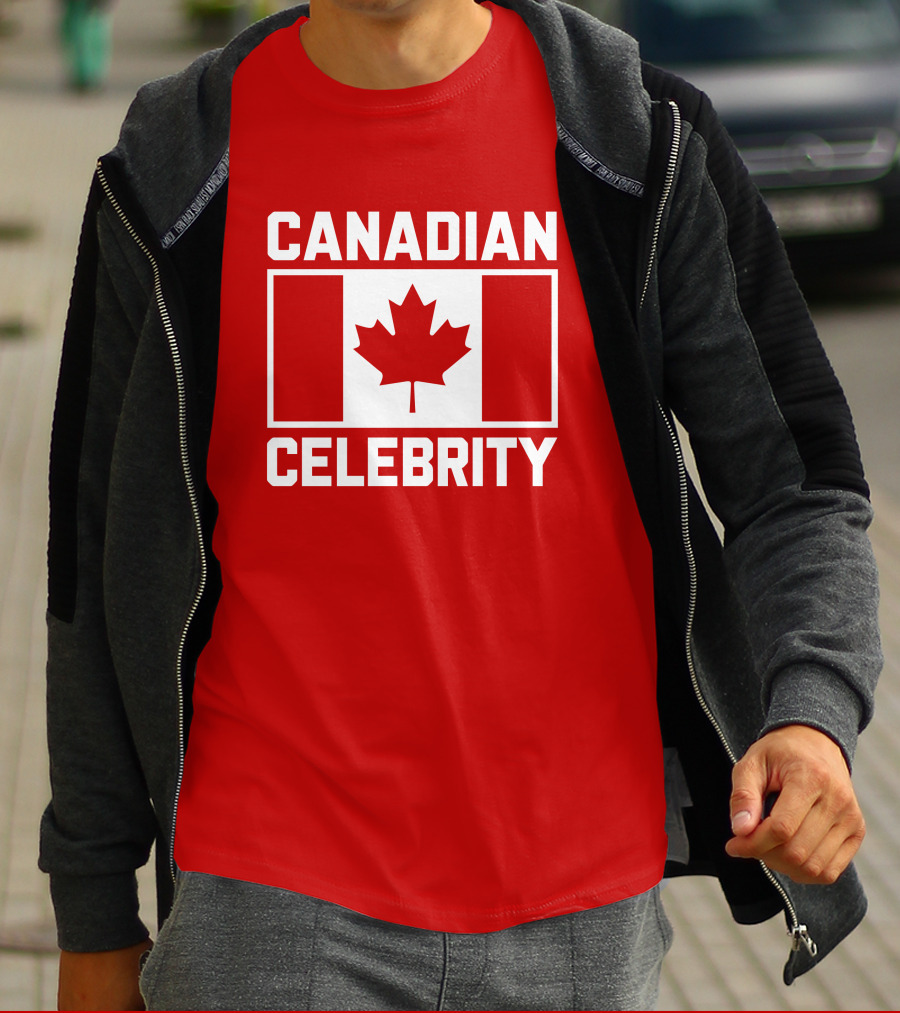 Canadian Celebrity Maple Leaf Flag Holy Elle T-Shirt