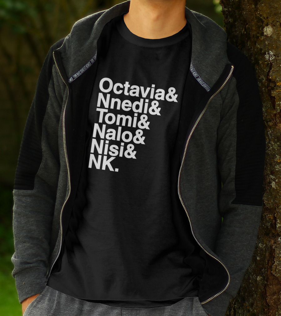 Octavia Nnedi Tomi Nalo Nisi NK Celebrated Authors T-Shirt