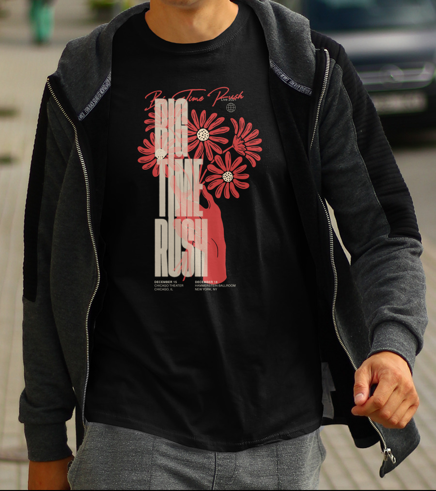 Big Time Rush Live Daisy Chicago Theater New York Hammerstein Ballroom December T-Shirt