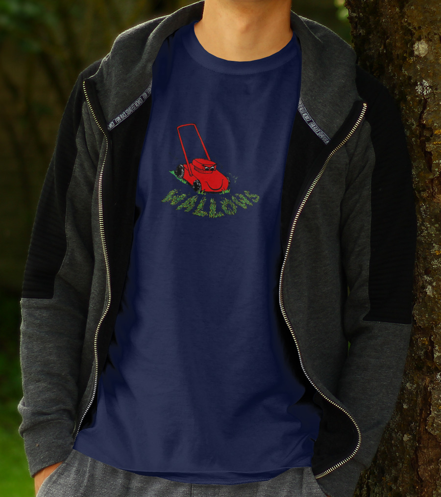 Wallows Lawnmower Grass Cut Red Machine Graphic Merchandise T-Shirt