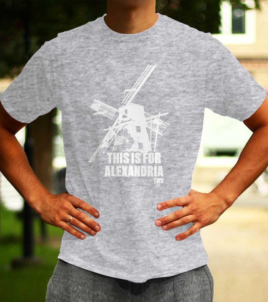 The Walking Dead TWD This Is For Alexandria Windmill T-Shirt