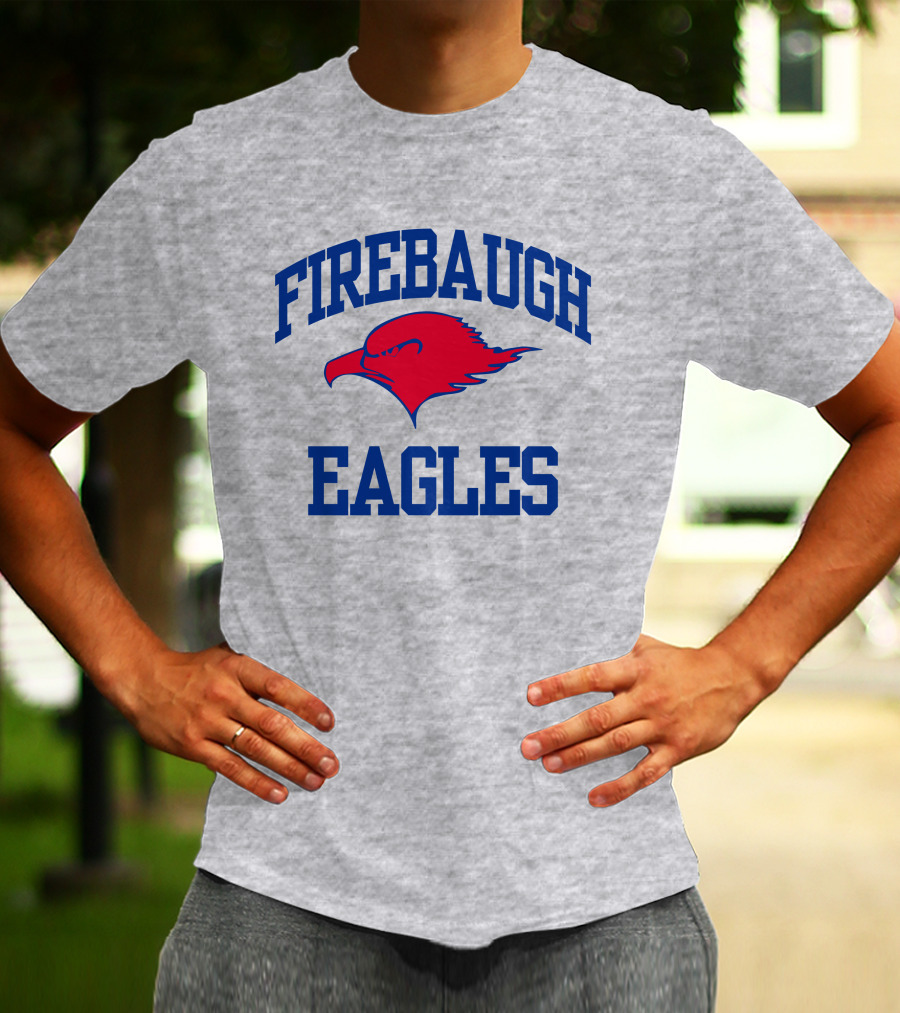 Josh Allen Firebaugh Eagles Buffalo Bills Red Blue Text T-Shirt
