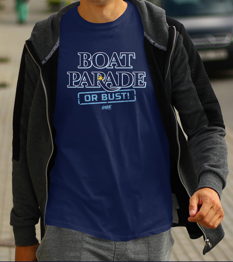 Boat Parade Or Bust Steven Stamkos NHL Celebration Sack T-Shirt