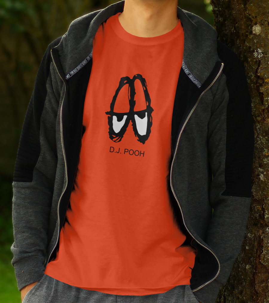 D.J. Pooh Orange Shoes T-Shirt