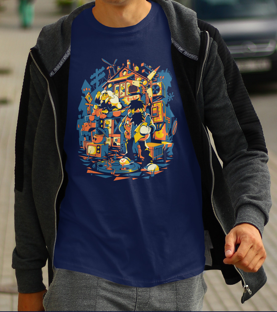Adventure Bound Eastward Fangamer Video Game Art Retro Style Journey T-Shirt