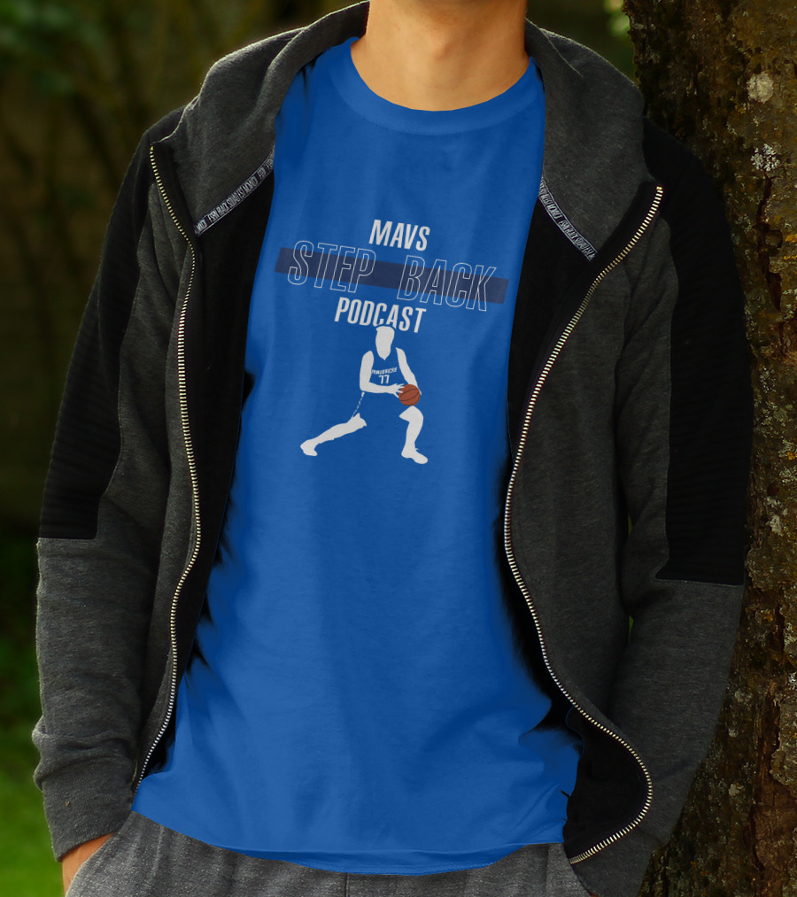 Mavs Step Back Podcast Luka Doncic Basketball T-Shirt