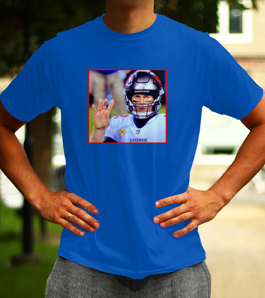 Tom Brady Blunder Tampa Bay Buccaneers Football Quarterback T-Shirt