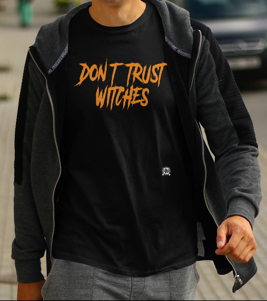 Don't Trust Witches Halloween Bring Ammo Merch Collection T-Shirt