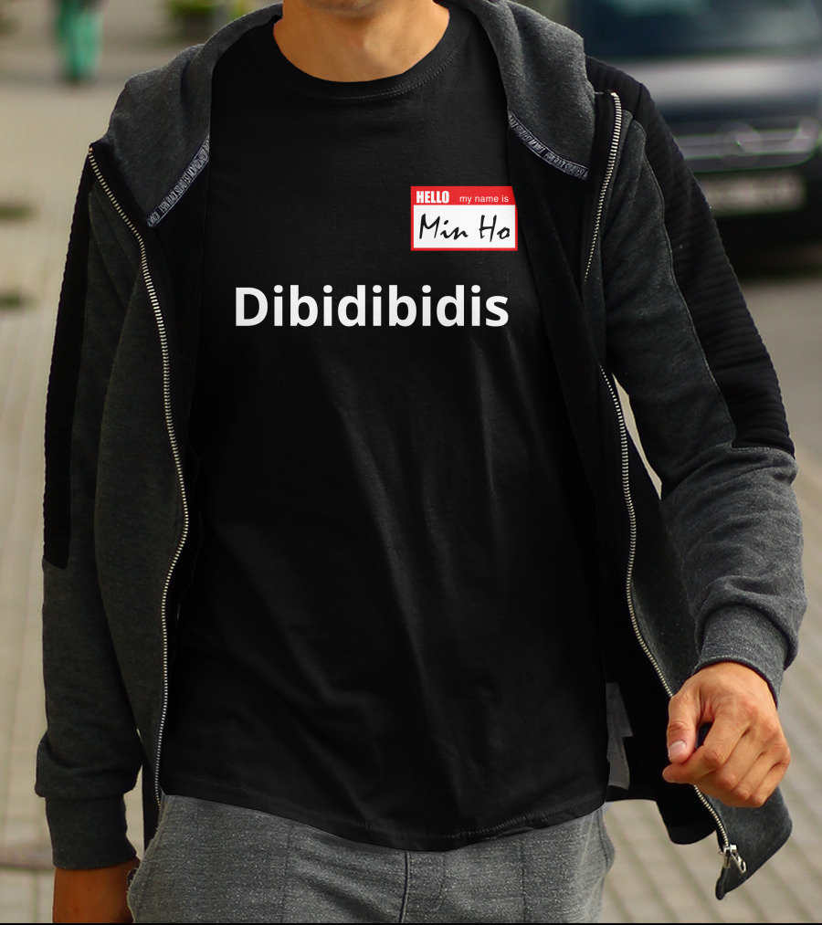 Dibidibidis Hello My Name Is Minho Shinee T-Shirt