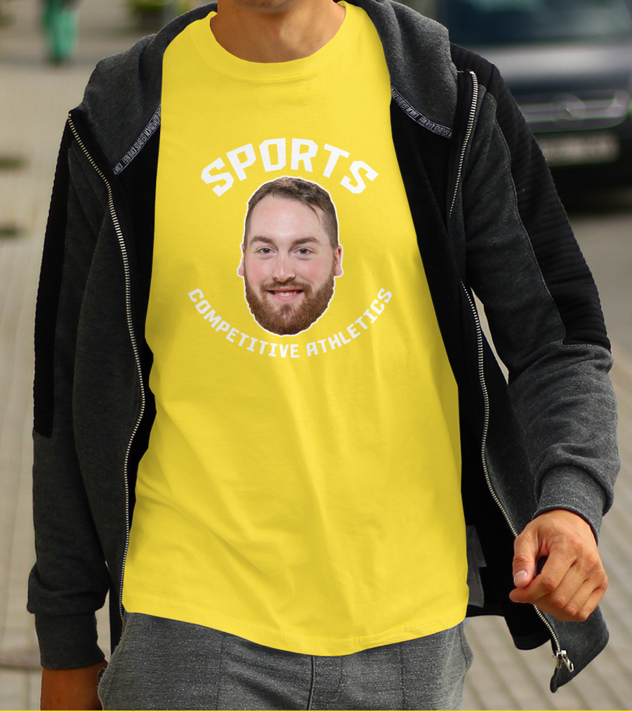 Connor Ingram Sports Competitive Athletics Beard T-Shirt