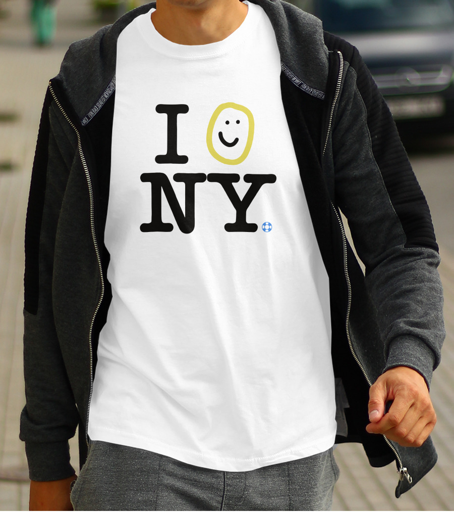 Happiness Project I Love NY Smile Merch New York Nick T-Shirt