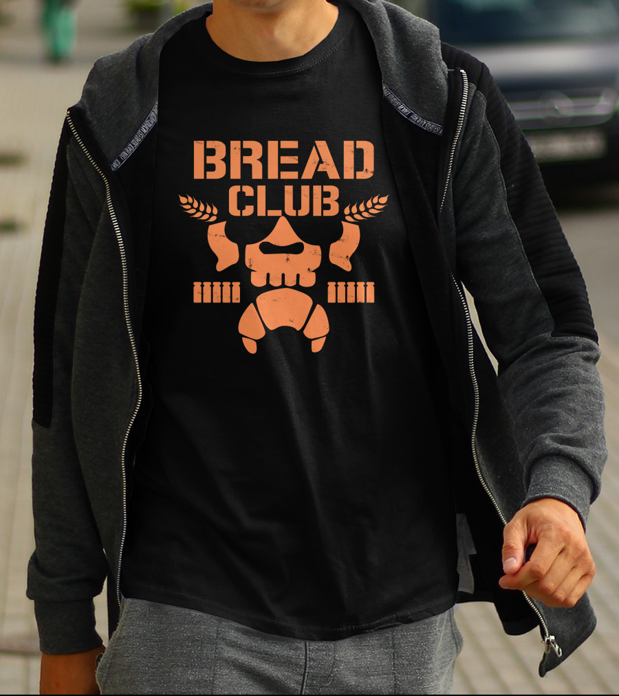 Bread Club Skull Bread Satoshi Kojima T-Shirt