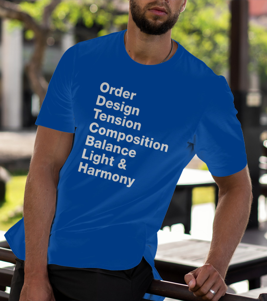 Order Design Tension Composition Balance Light And Harmony T-Shirt
