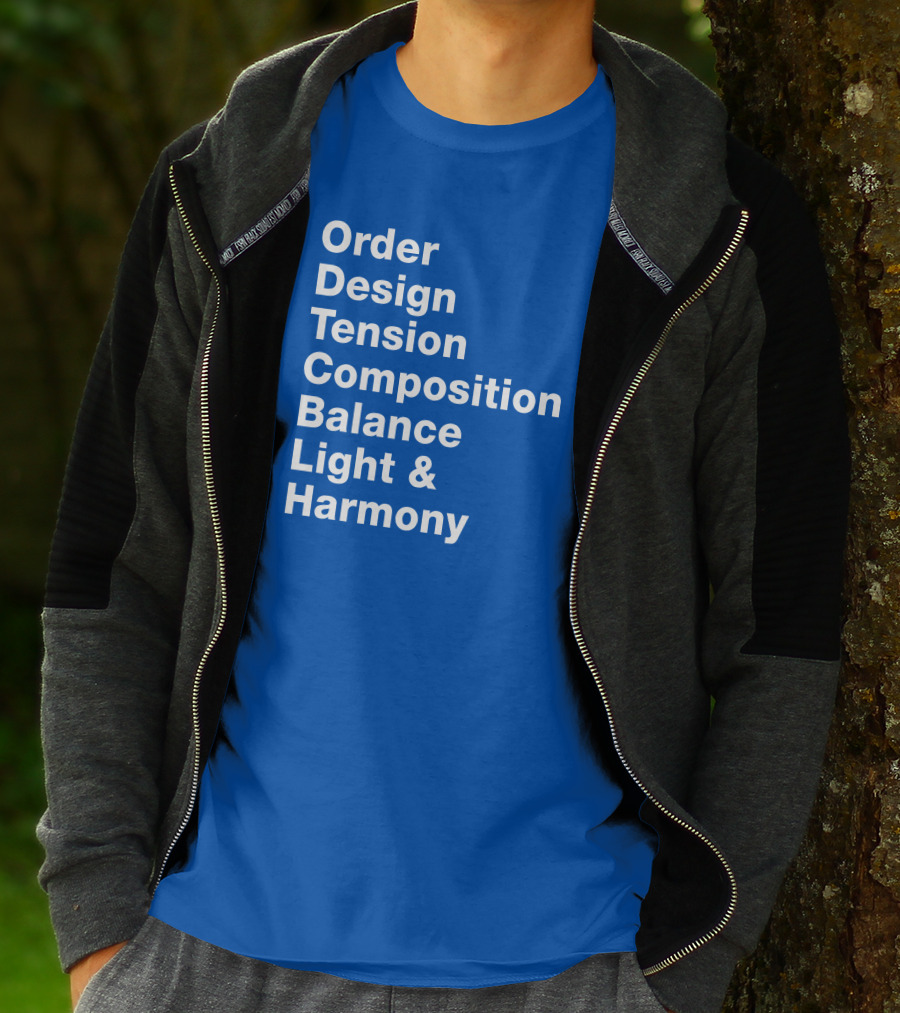 Order Design Tension Composition Balance Light And Harmony T-Shirt
