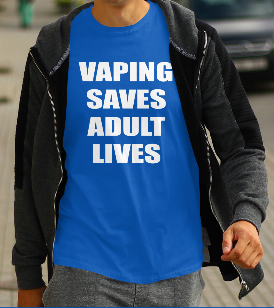 Vaping Saves Adult Lives Amanda Wheeler Advocacy Support White T-Shirt
