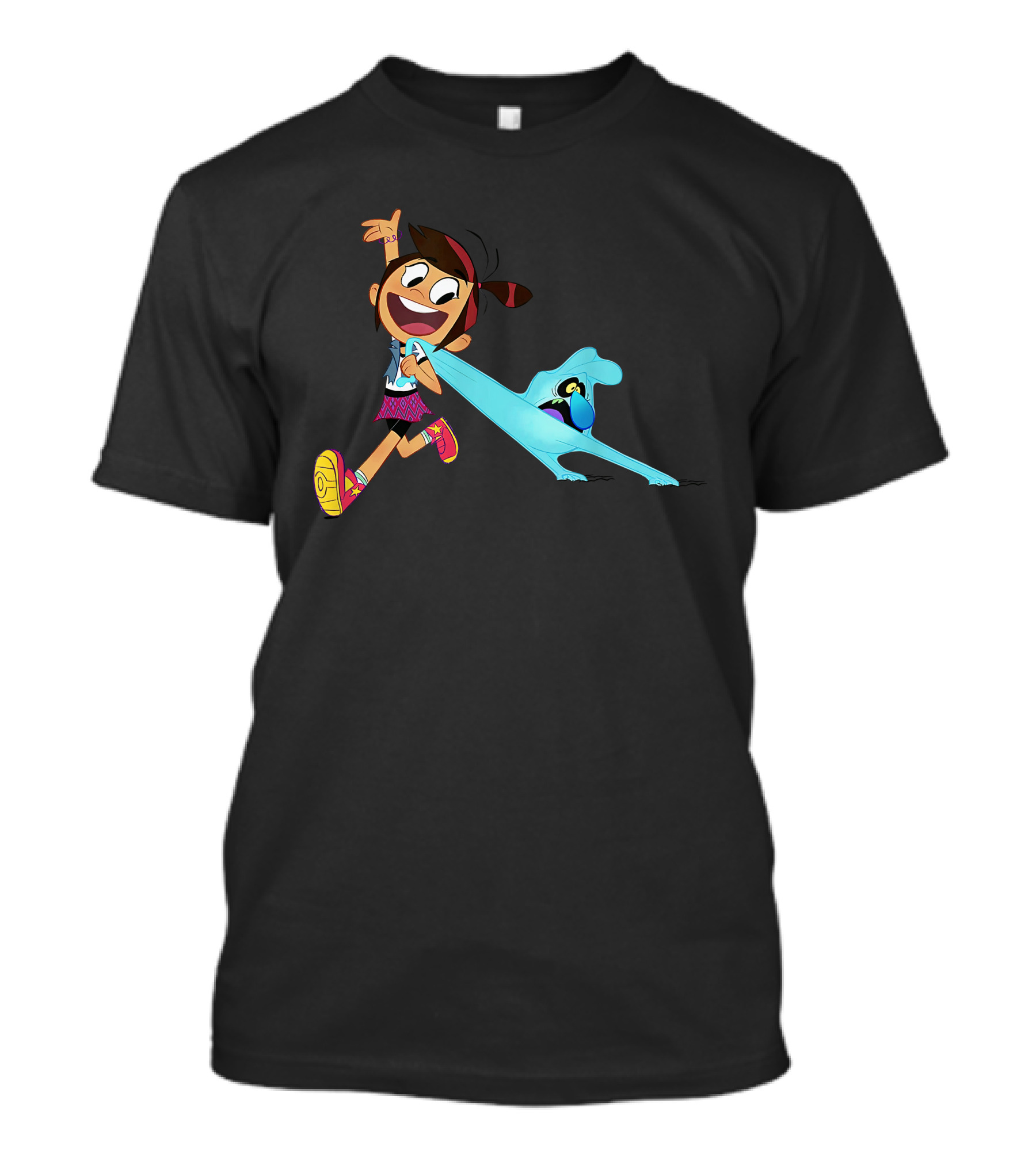 Disney Channel The Ghost And Molly McGee Characters Playful Animation T-Shirt