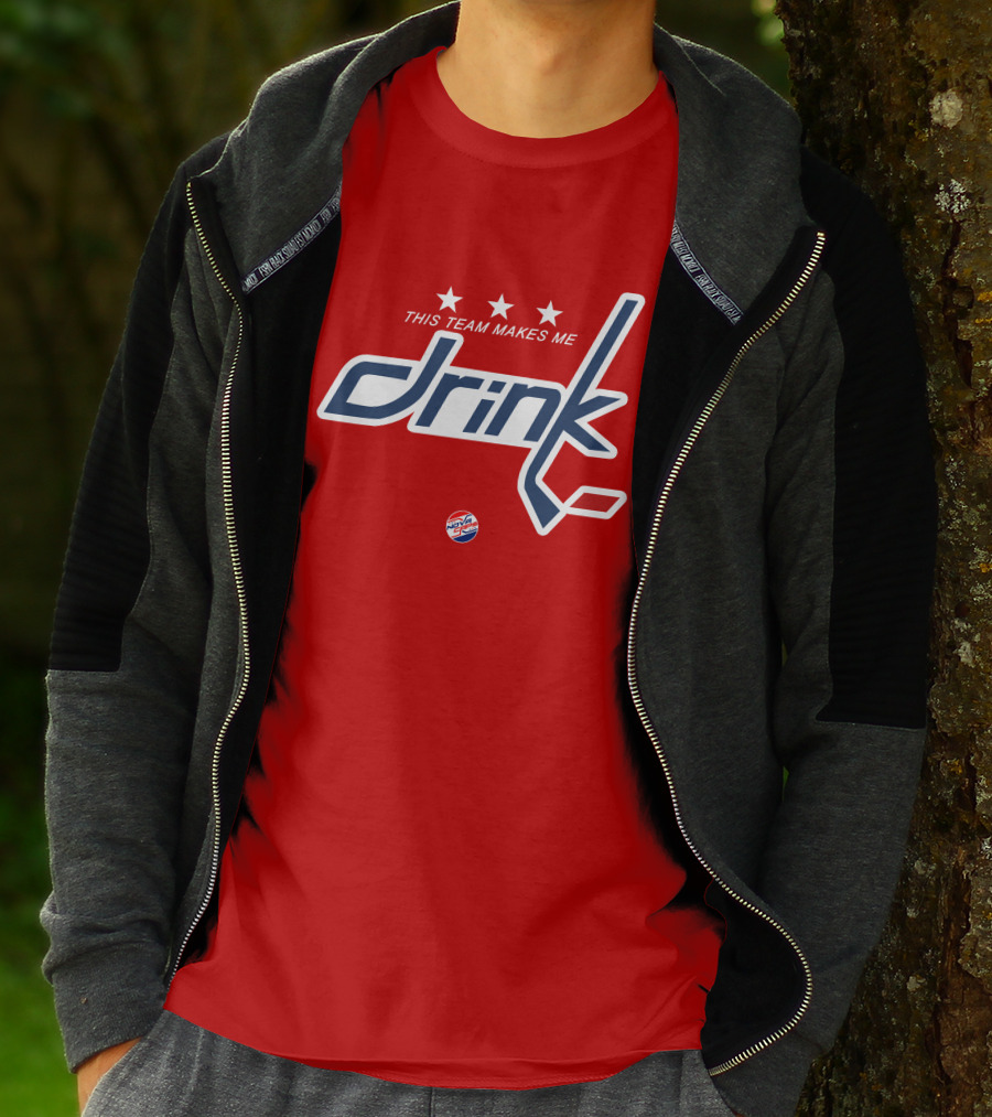 Nova Caps Hockey This Team Makes Me Drink T-Shirt