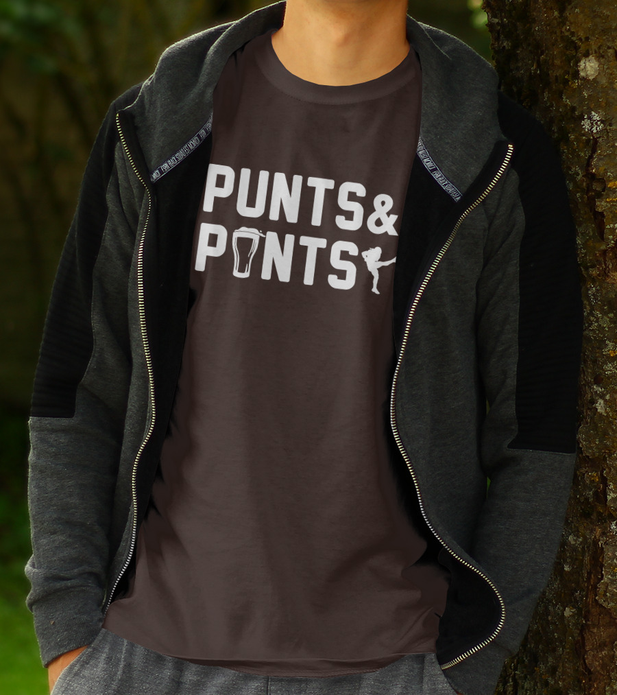 Johnny Stanton Szabo Punts And Pints Football Beer Combo T-Shirt