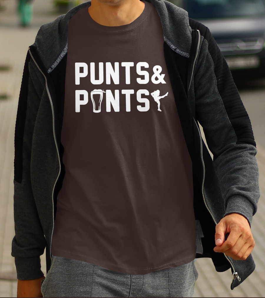 Johnny Stanton Szabo Punts And Pints Football Beer Combo T-Shirt
