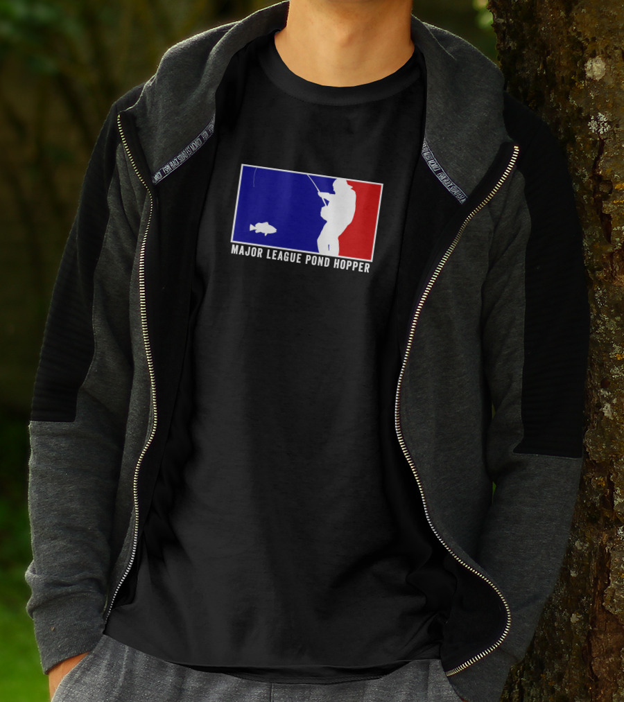 Major League Pond Hopper Fishing With Norm T-Shirt