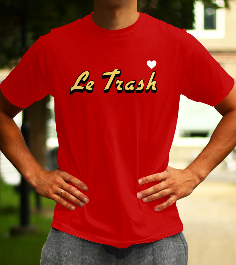 Le Trash Prime Video Fatin Jadmani Heart T-Shirt