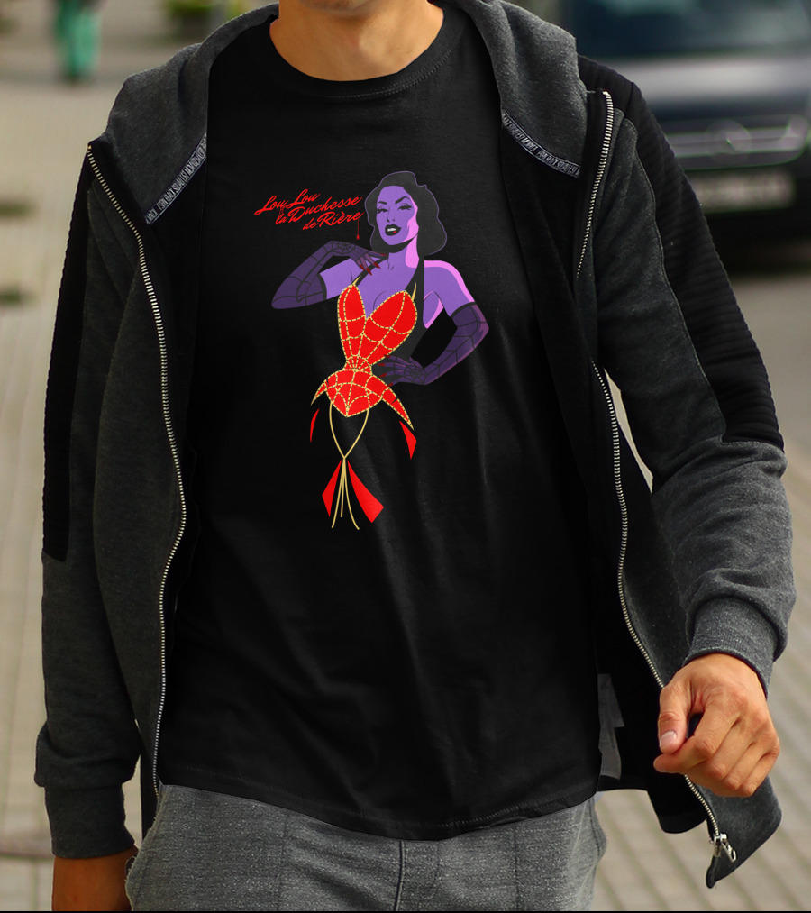 Lou Lou La Duchesse De Rière Below The Collar Spider Queen T-Shirt